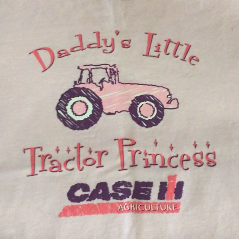 Daddy's Little Tractor Princess T-shirt